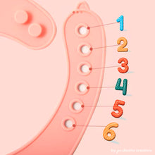 Cargar imagen en el visor de la galería, Babero de Silicona Unicornio