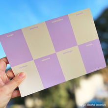 Cargar imagen en el visor de la galería, Planner Semanal Colors Lila
