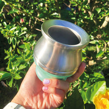 Cargar imagen en el visor de la galería, Mate acero - Verde Pastel
